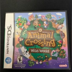 Animal Crossing Wild World Nintendo DS CASE/MANUALS ONLY NO GAME INCLUDED